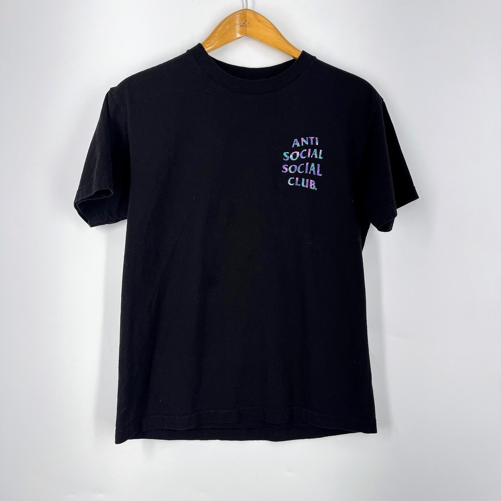 Anti Social Social Club Kiss The Wall Palm Logo T-Shirt Mens Streetwear Tee SZ M - Picture 2 of 12